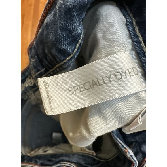 Eddie Bauer Jeans Womens Blue 10 Curvy Straight Specially Dyed - Picture 5 of 10